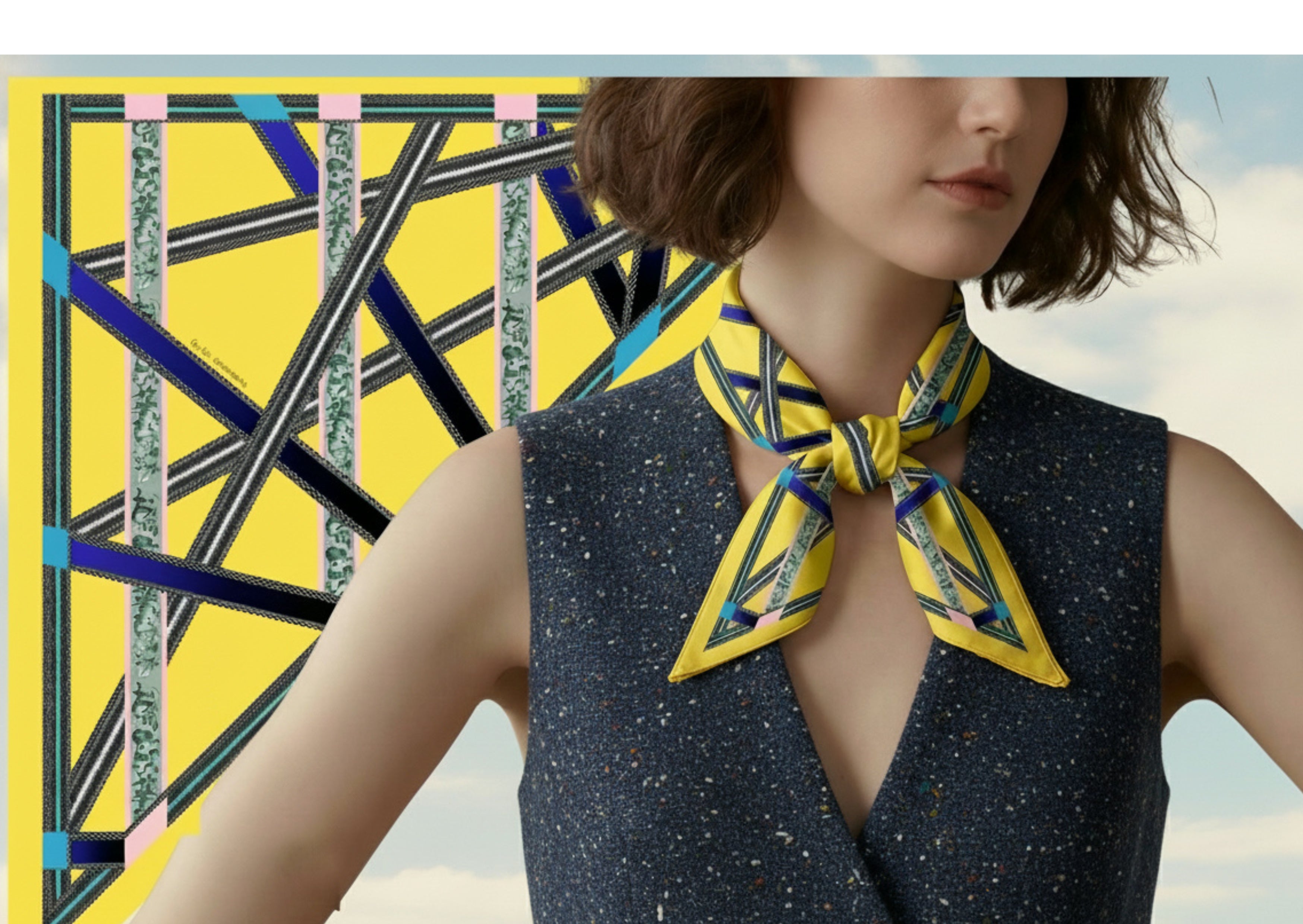 Scarf triangle 69x69cm