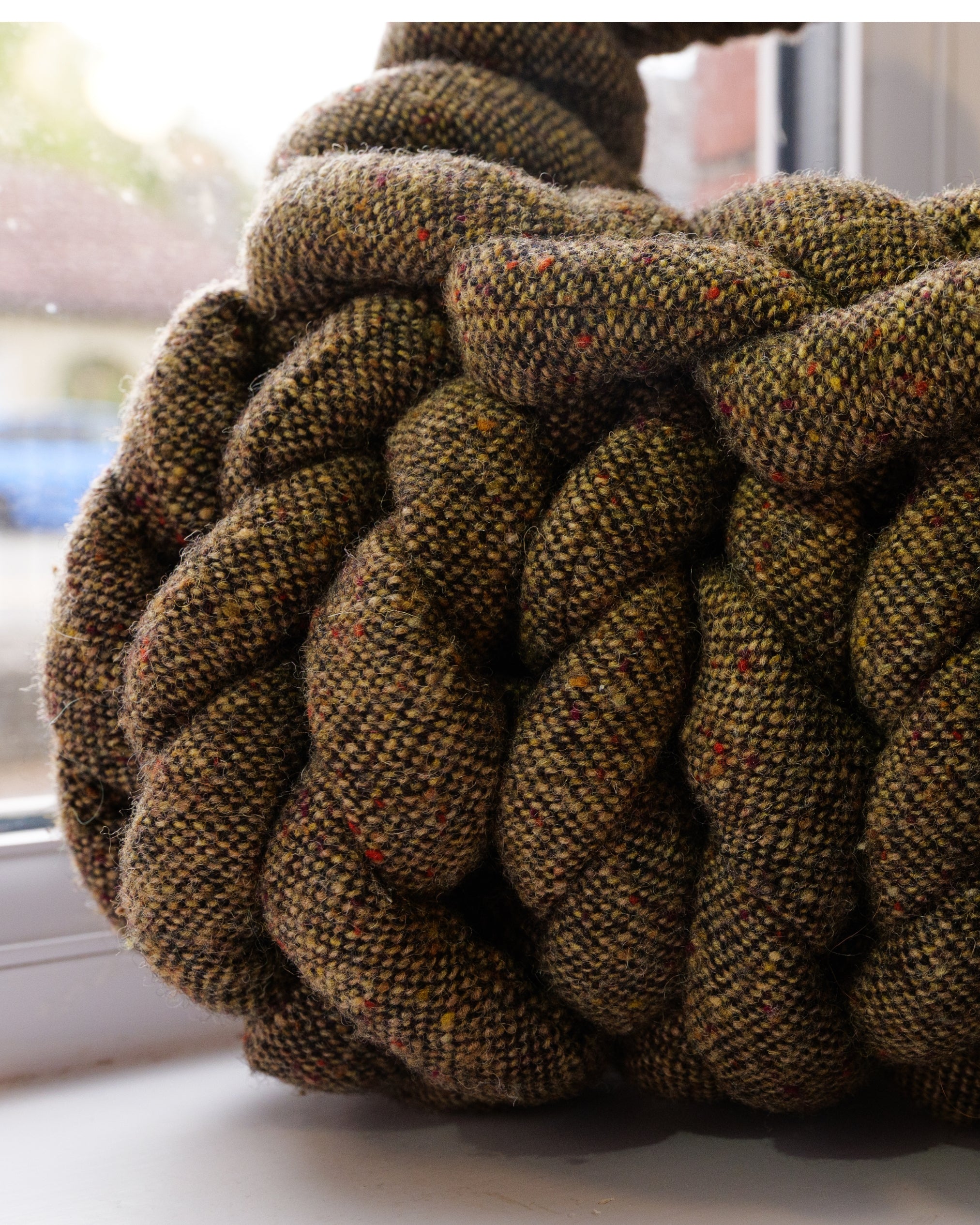 Braided Donegal Tweed Bag